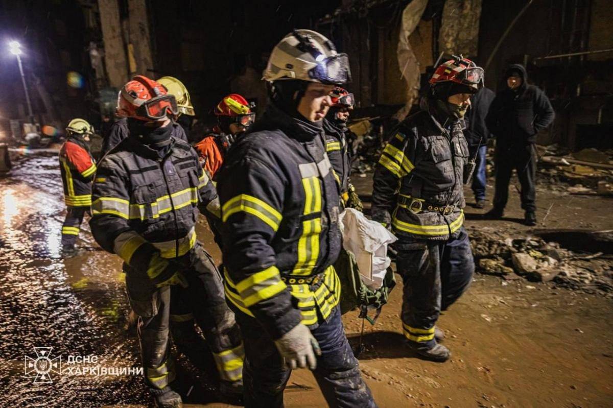 Спасителни отряди на украинската Държавна служба за извънредни ситуации